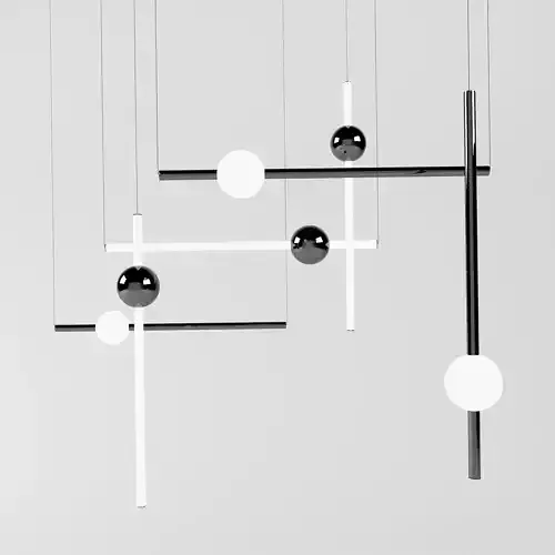 Orion Tube Light by LEE BROOM 3D model