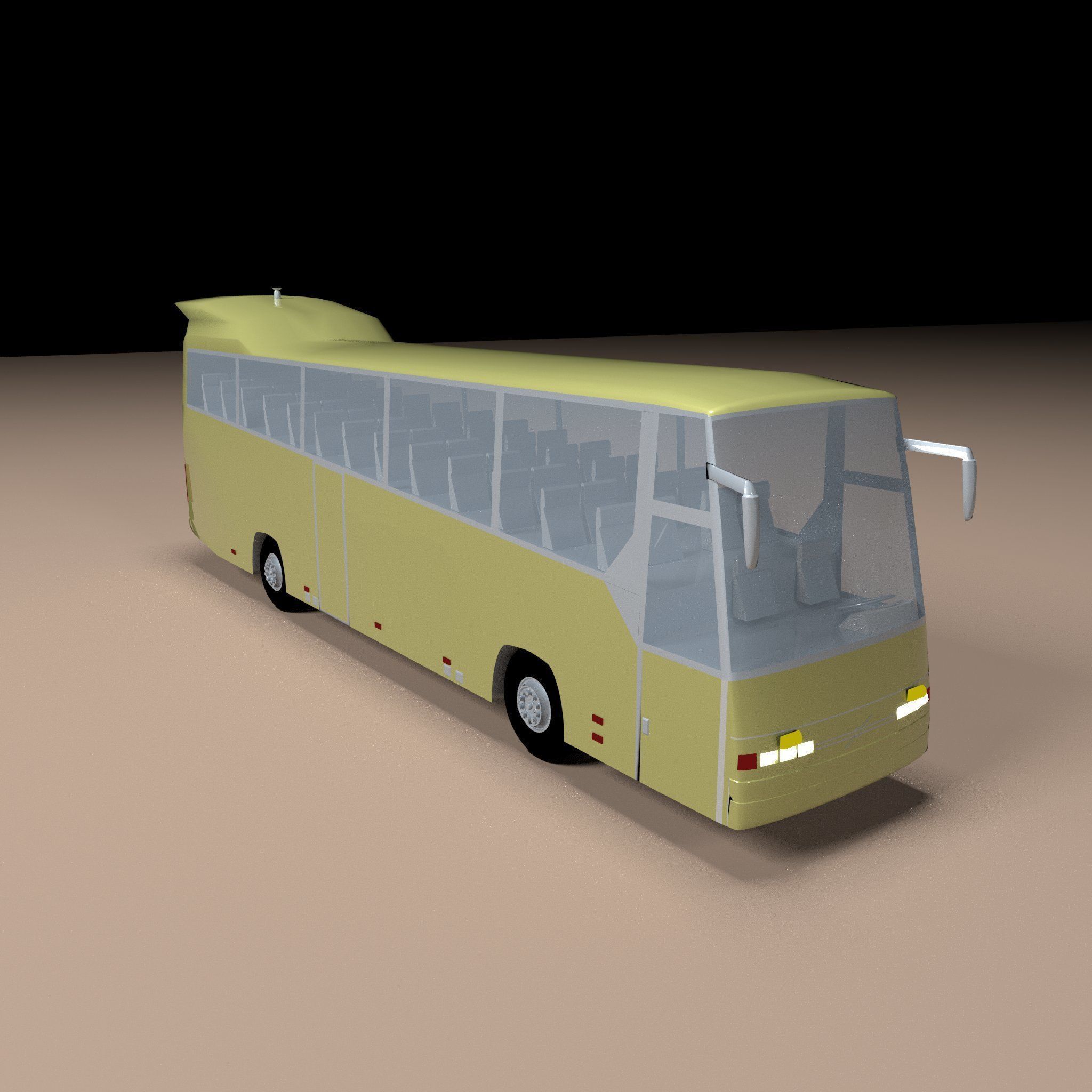 Tourist Bus 3D model_5