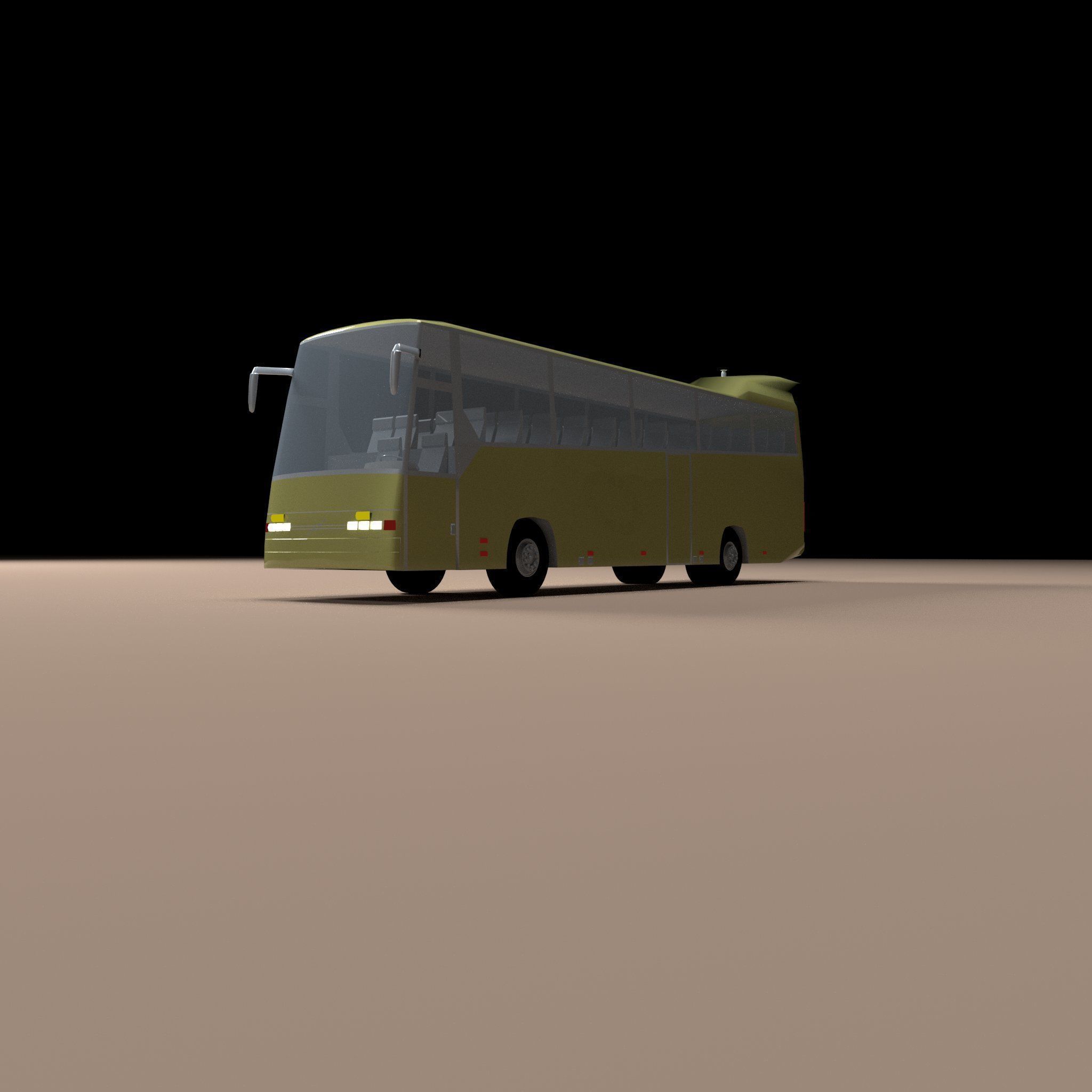 Tourist Bus 3D model_3