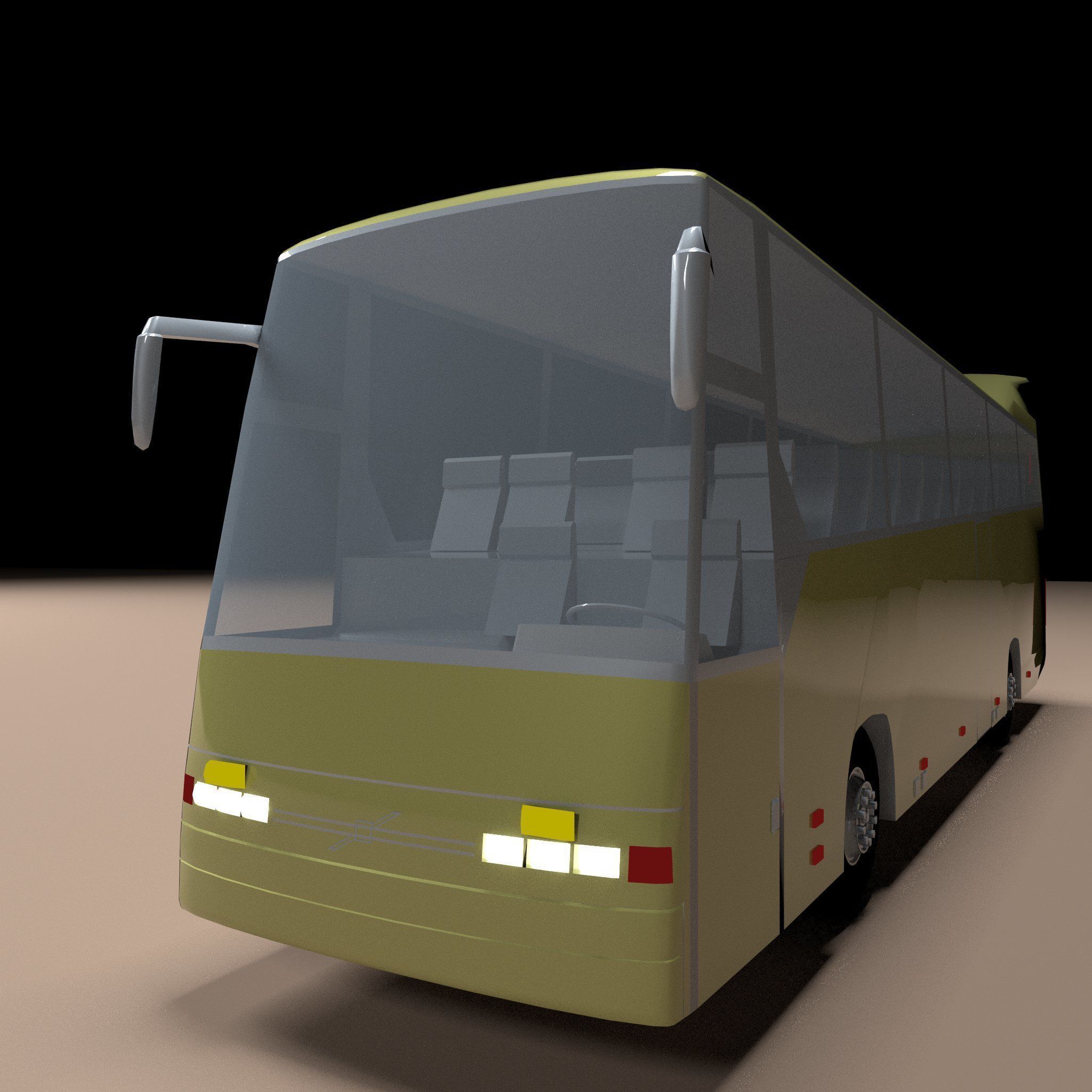 Tourist Bus 3D model_6