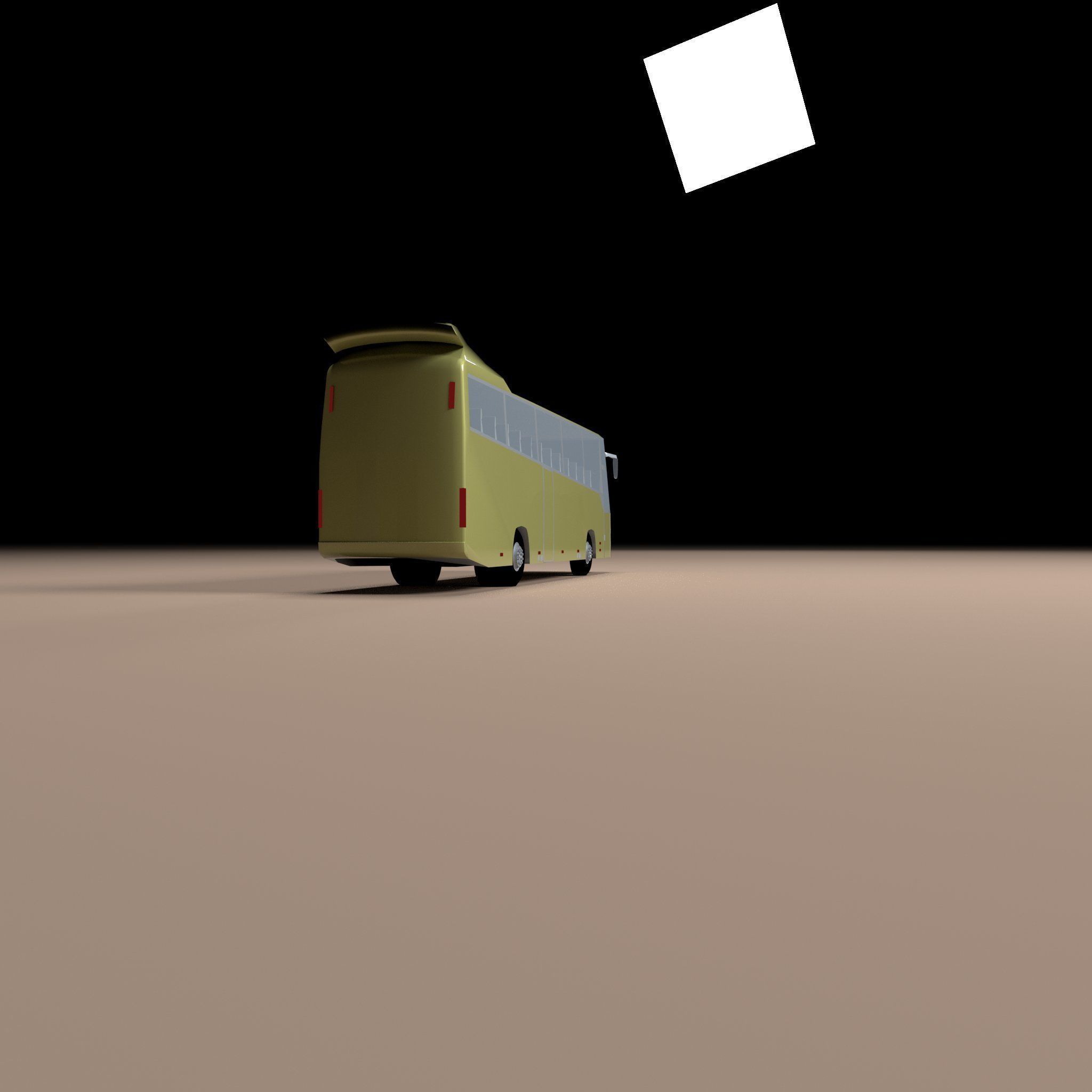 Tourist Bus 3D model_2