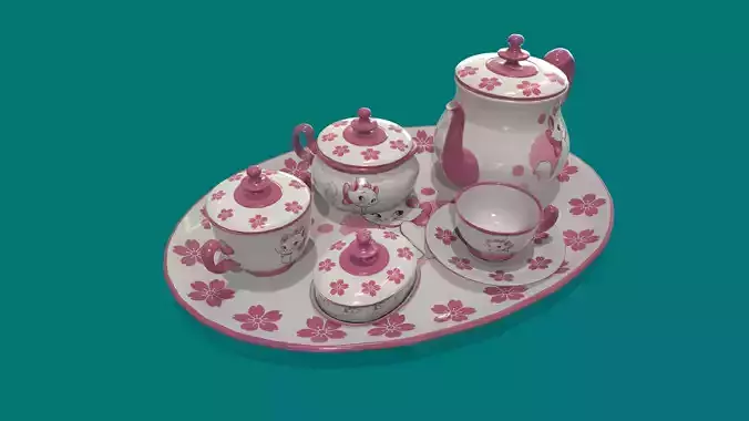 Porcelain Tea set-4