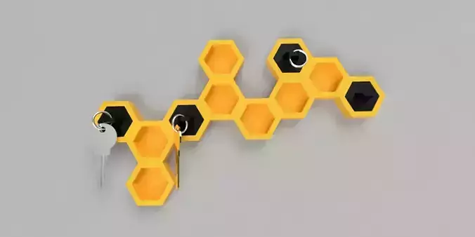 Honeycomb Keyholder