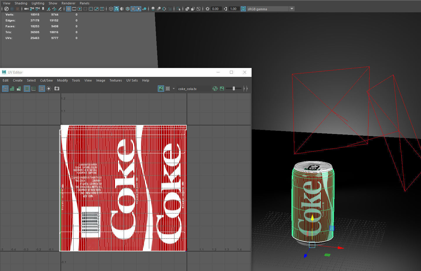 Coke 3D model_8