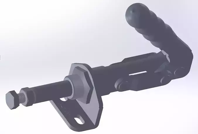 GP-195020 clamp with handle Free 3D model