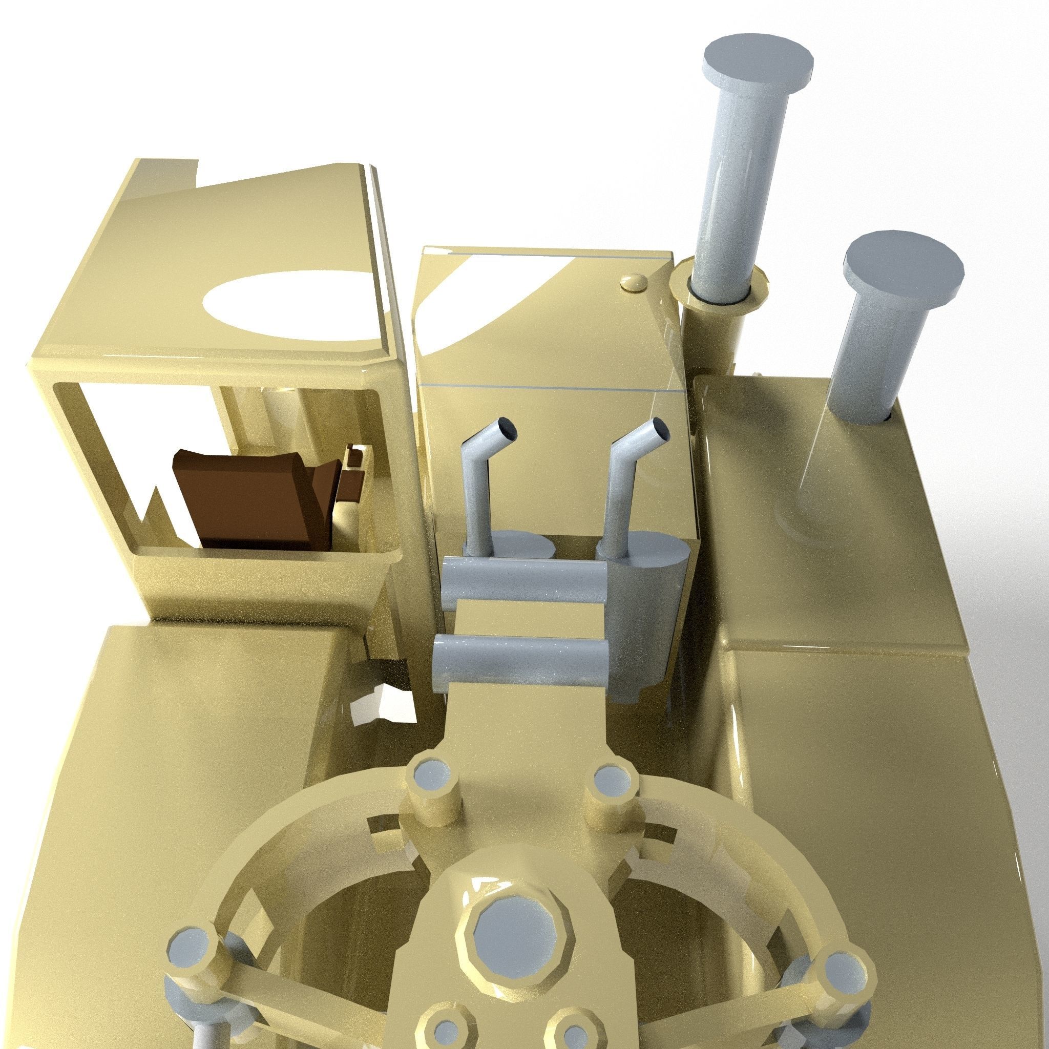 Snow Plow 3D model_9