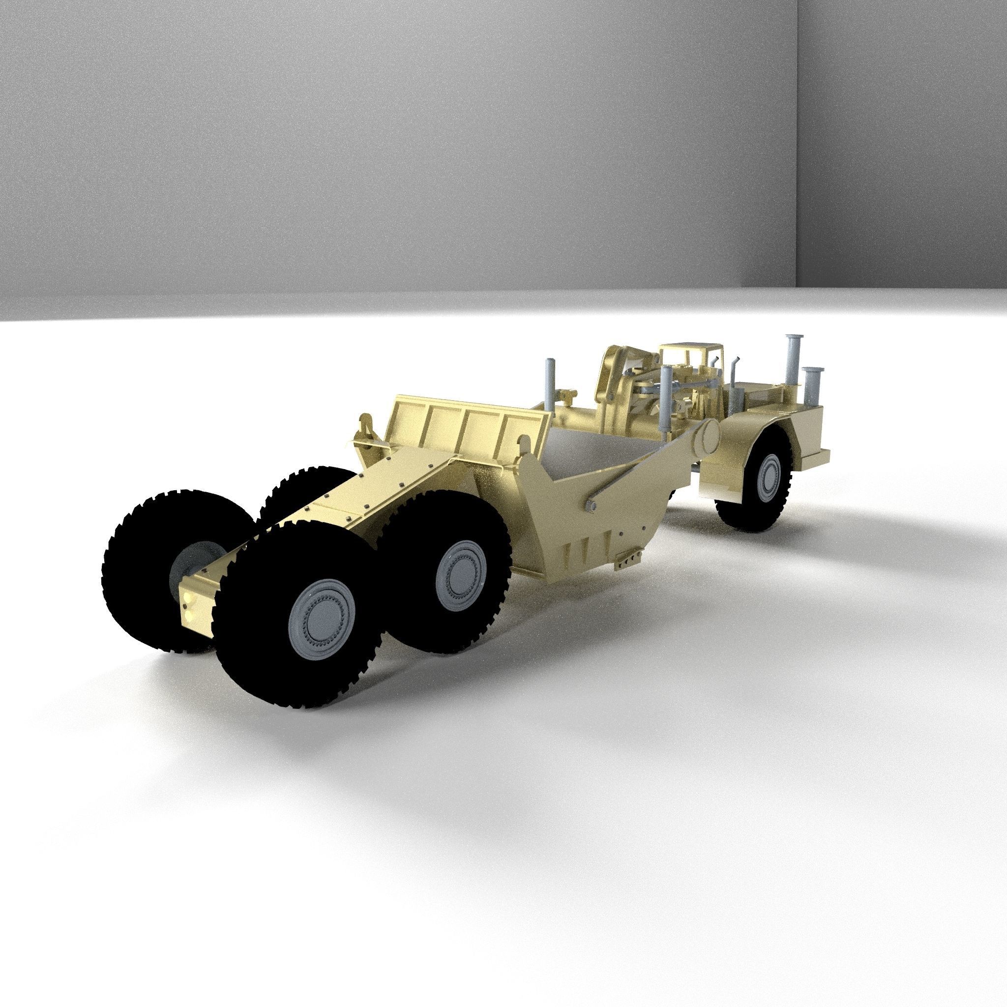 Snow Plow 3D model_1