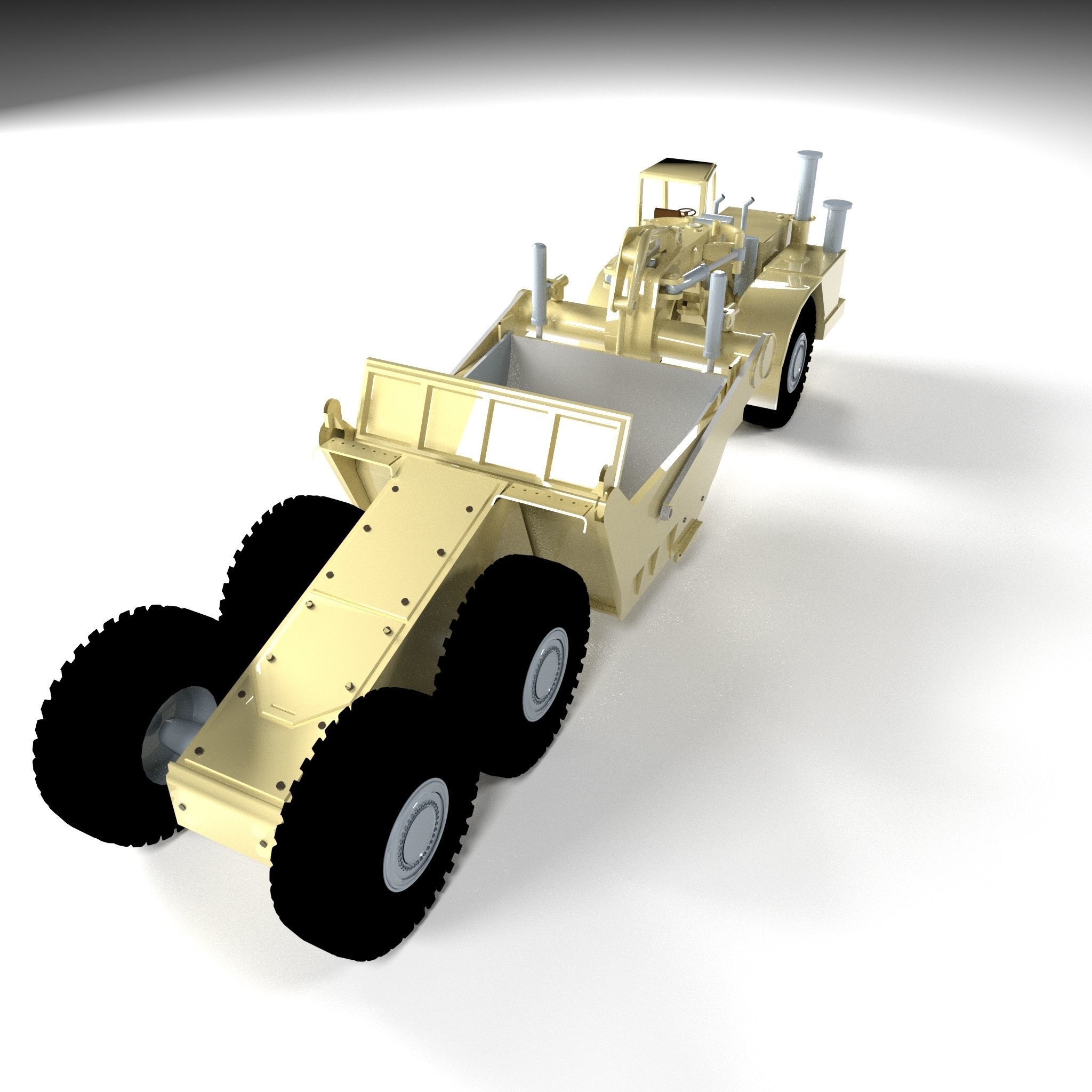 Snow Plow 3D model_2