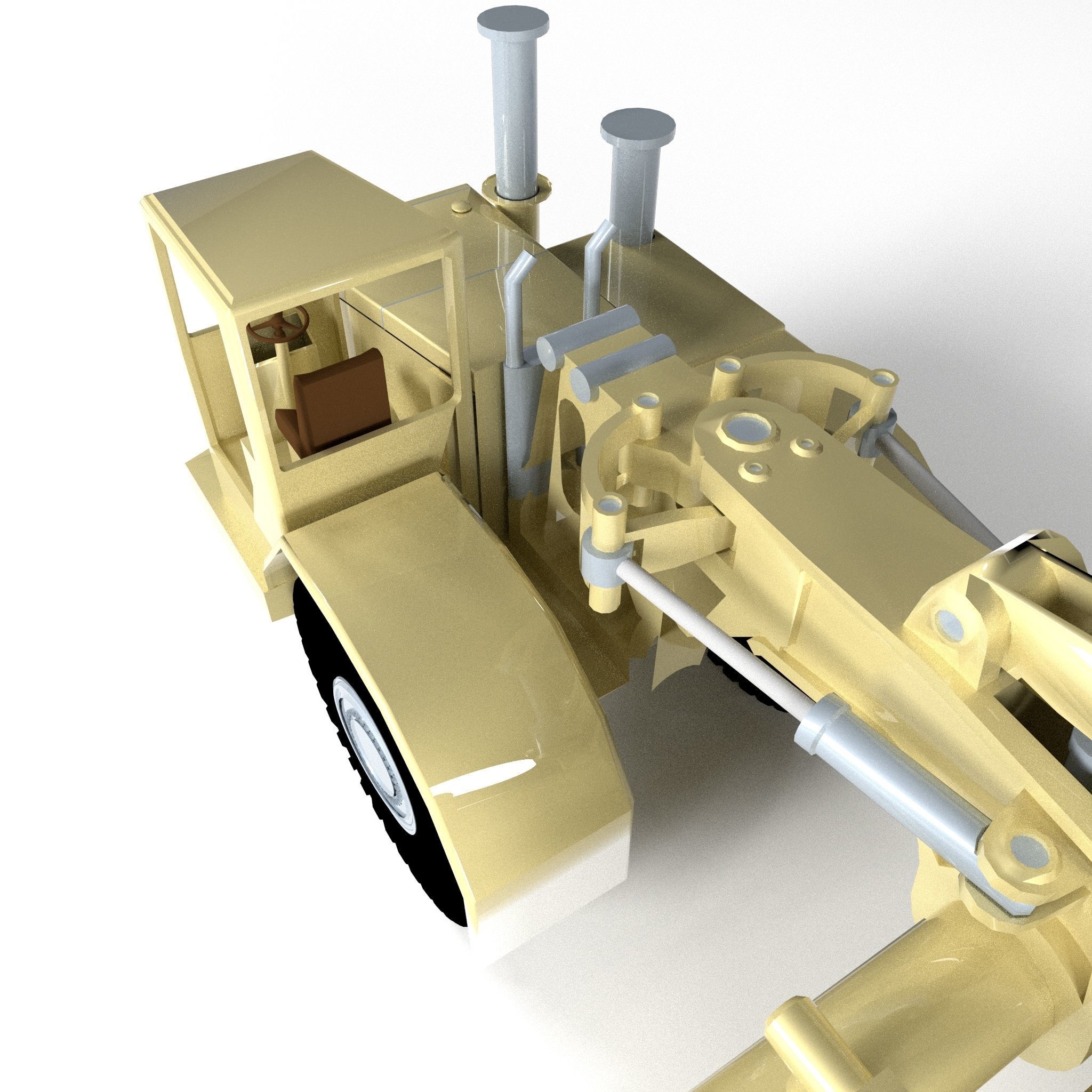Snow Plow 3D model_8