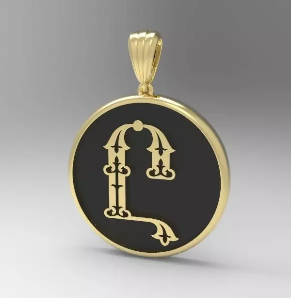 Decorative Letter Y 3D print model