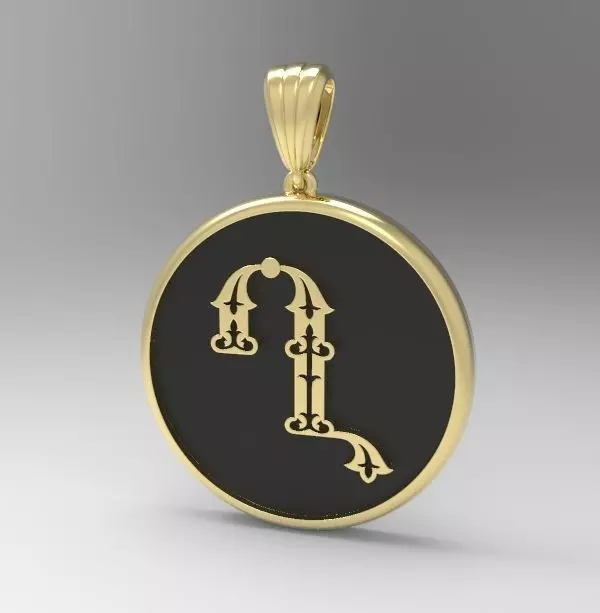 Decorative Letter X 3D print model