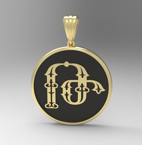 Decorative Letter The 3D print model_1