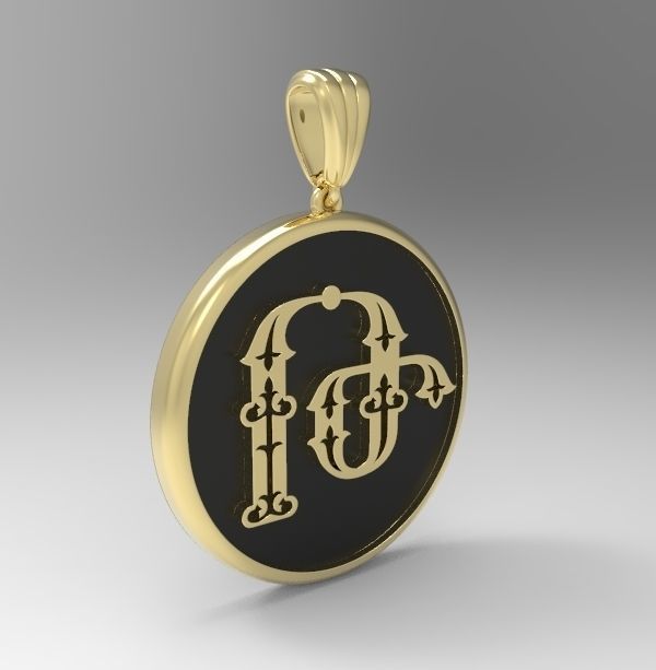 Decorative Letter The 3D print model_6