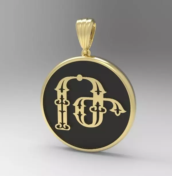 Decorative Letter The 3D print model_0