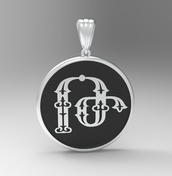 Decorative Letter The 3D print model_27