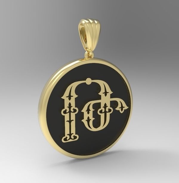 Decorative Letter The 3D print model_7