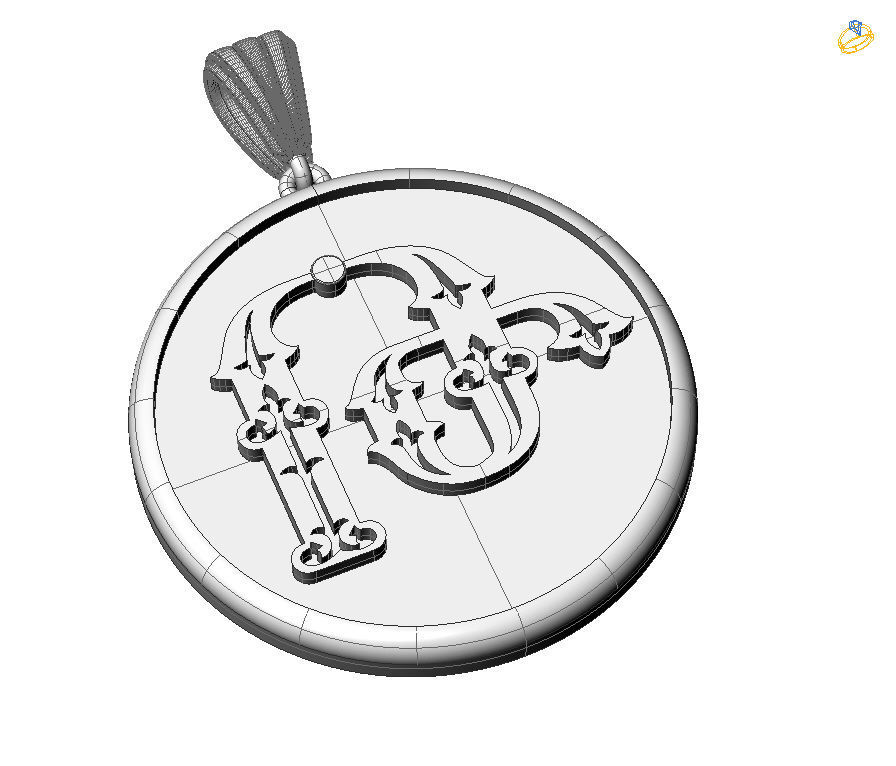 Decorative Letter The 3D print model_30