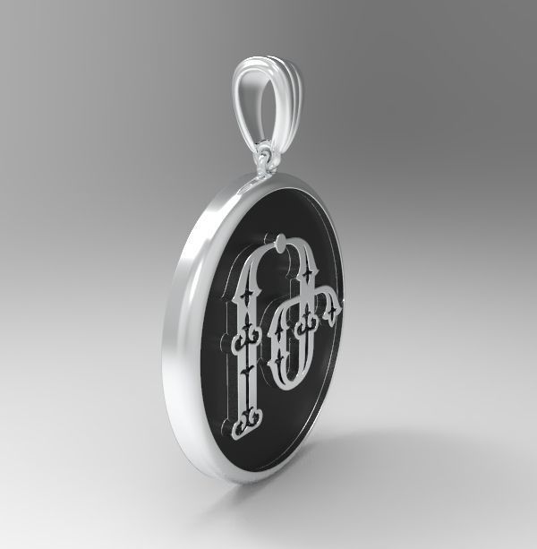 Decorative Letter The 3D print model_22