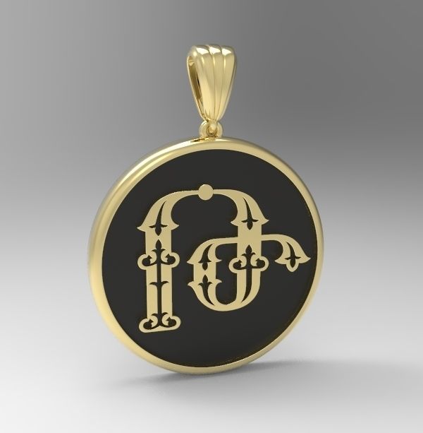 Decorative Letter The 3D print model_8