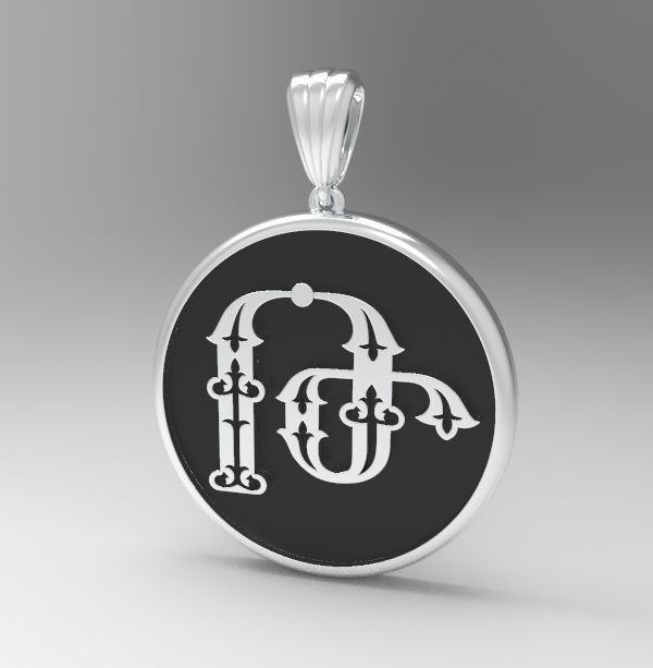 Decorative Letter The 3D print model_29