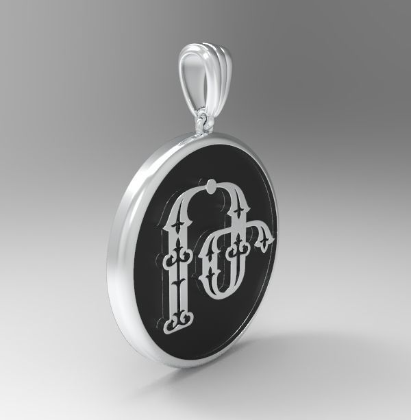 Decorative Letter The 3D print model_23