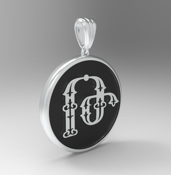 Decorative Letter The 3D print model_24