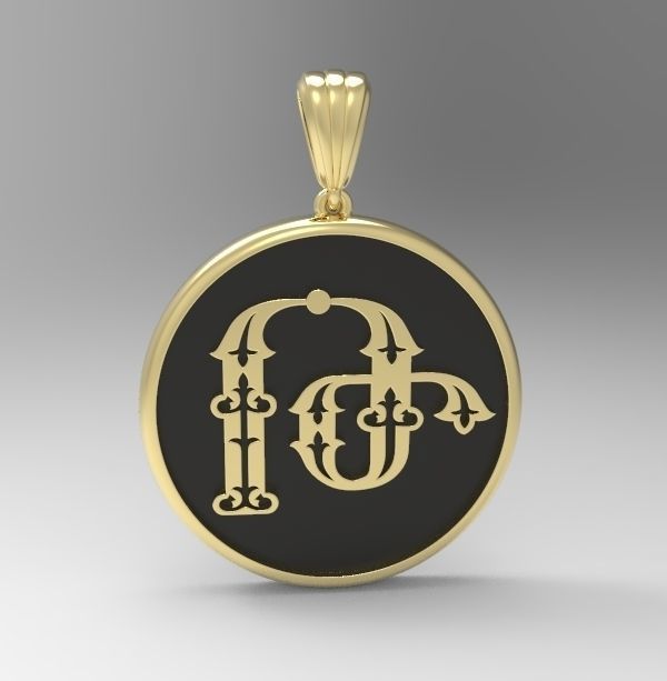 Decorative Letter The 3D print model_9