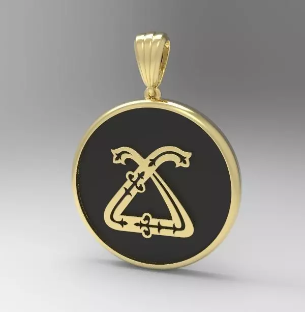 Decorative Letter Tch 3D print model