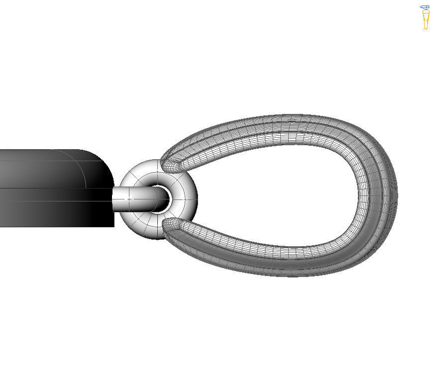 Decorative Letter M 3D print model_18