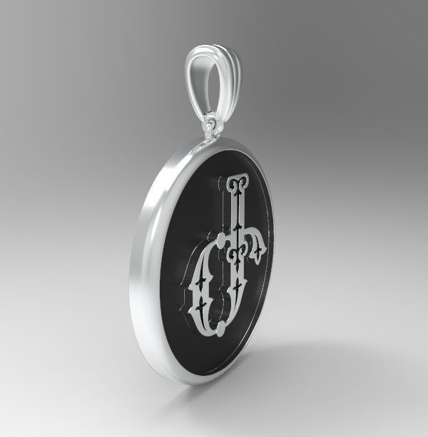 Decorative Letter Ge 3D print model_22