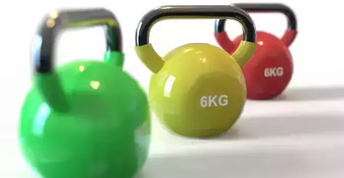Kettle Bells 3D Model Low-poly 3D model