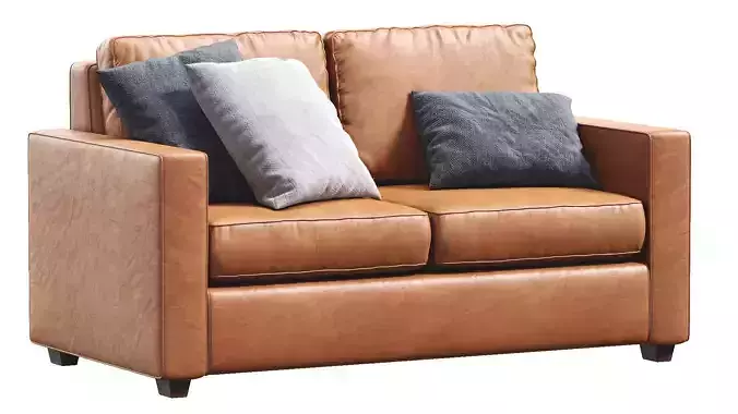 Henry Sofa by West elm 3D model