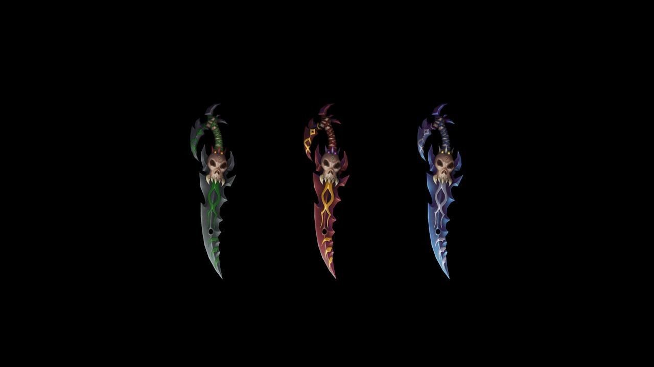 Sacrifice Dagger Low-poly 3D model_4