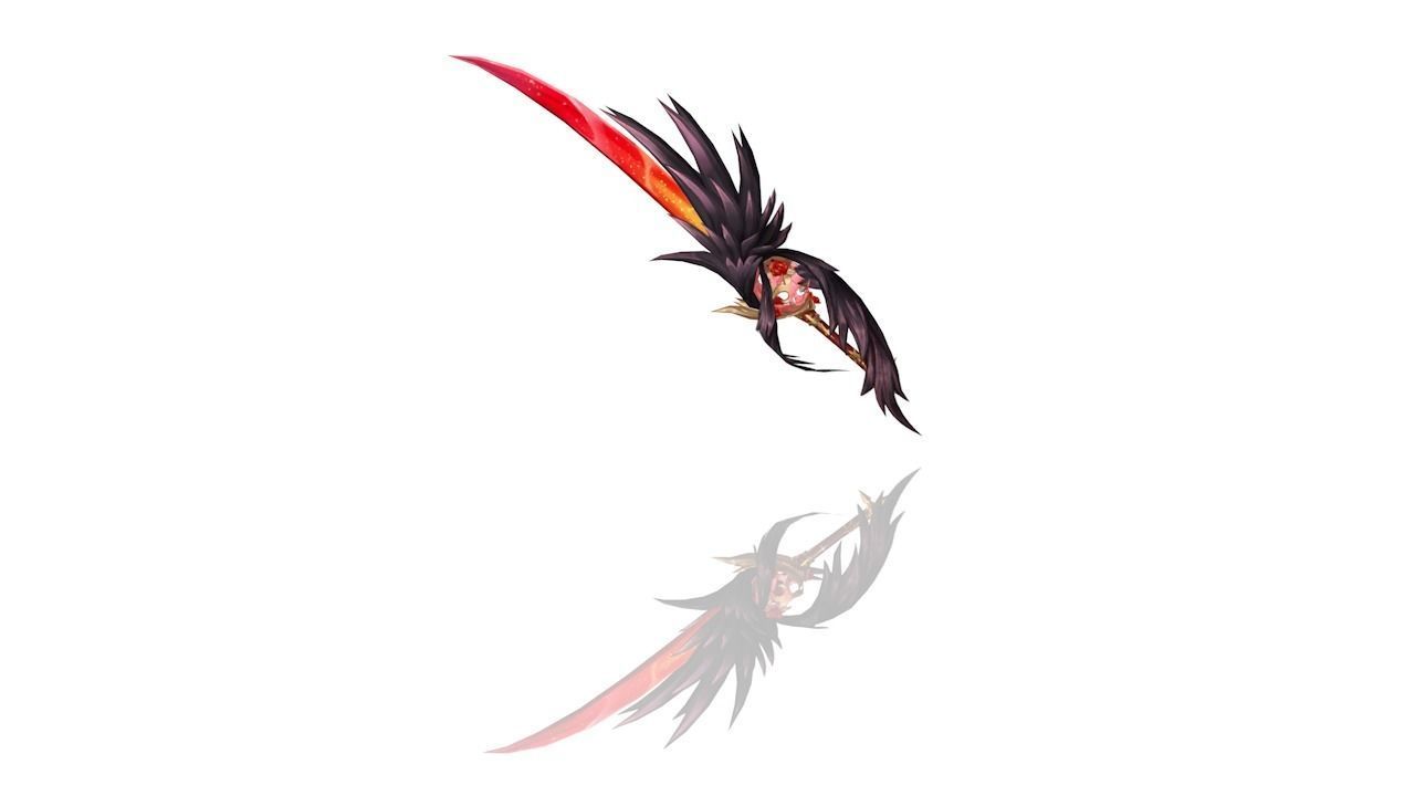 Legendary Sword Low-poly 3D model_1