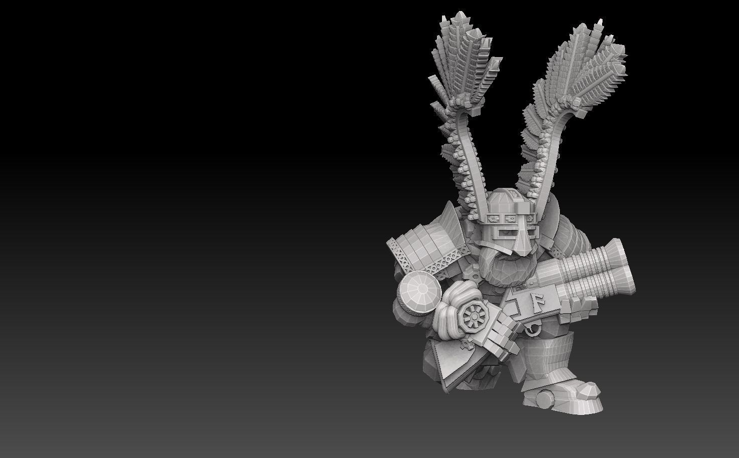 Astroknight Dwarves Megapack Version 1 3D print model_26