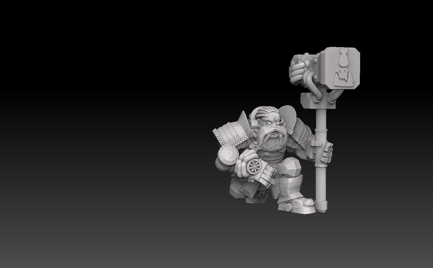 Astroknight Dwarves Megapack Version 1 3D print model_11