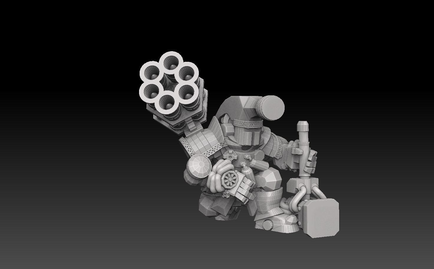 Astroknight Dwarves Megapack Version 1 3D print model_5