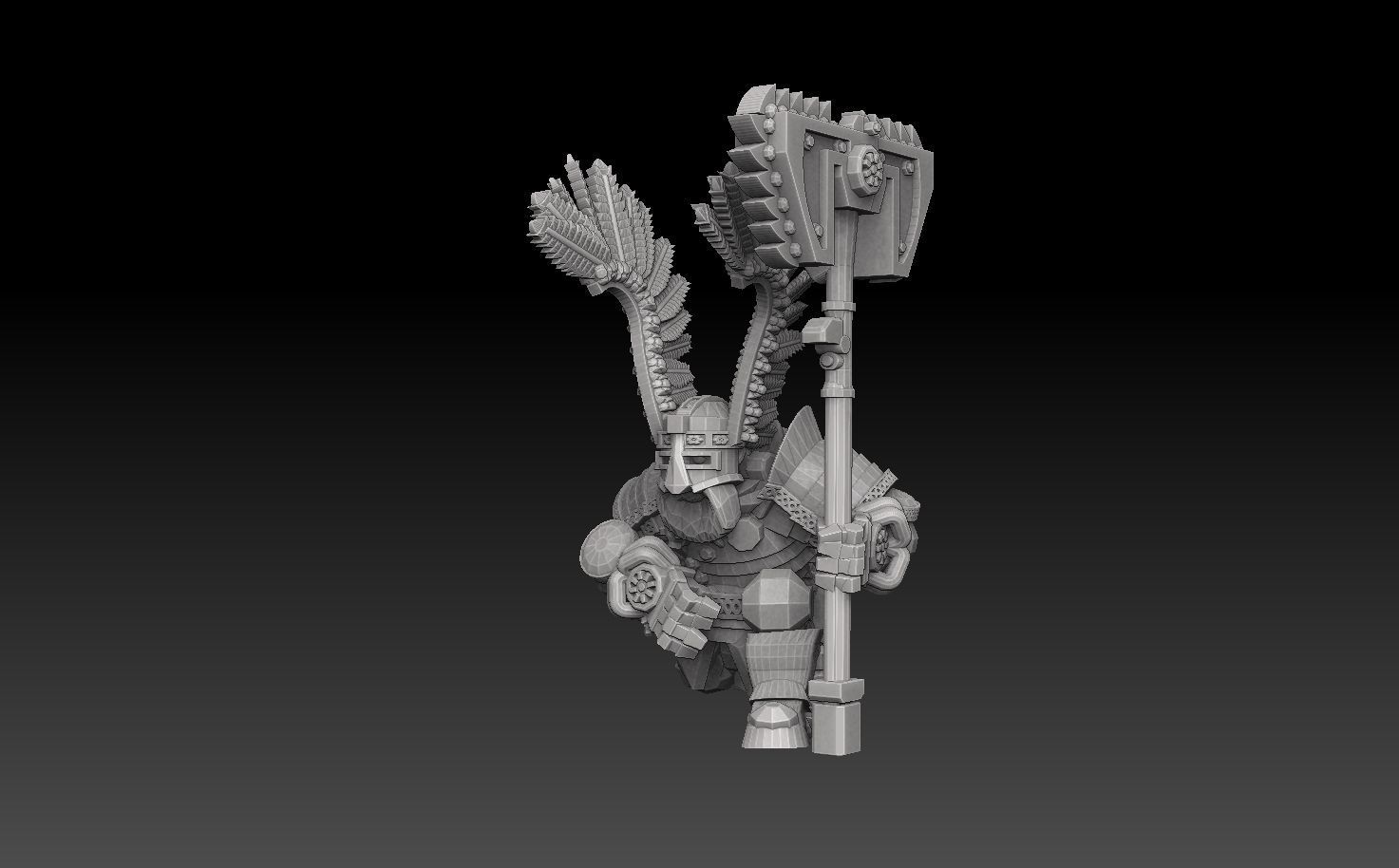 Astroknight Dwarves Megapack Version 1 3D print model_34