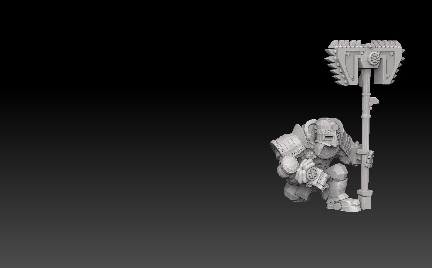 Astroknight Dwarves Megapack Version 1 3D print model_30