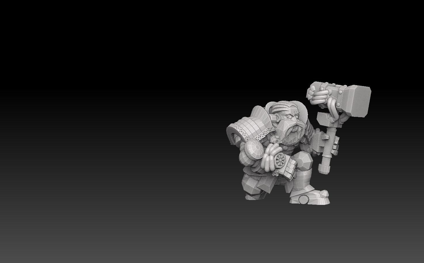 Astroknight Dwarves Megapack Version 1 3D print model_17