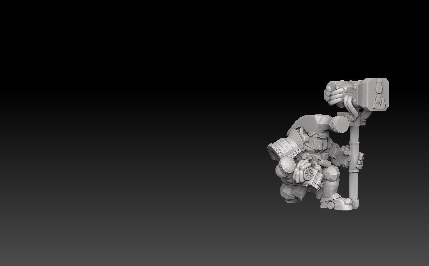 Astroknight Dwarves Megapack Version 1 3D print model_9