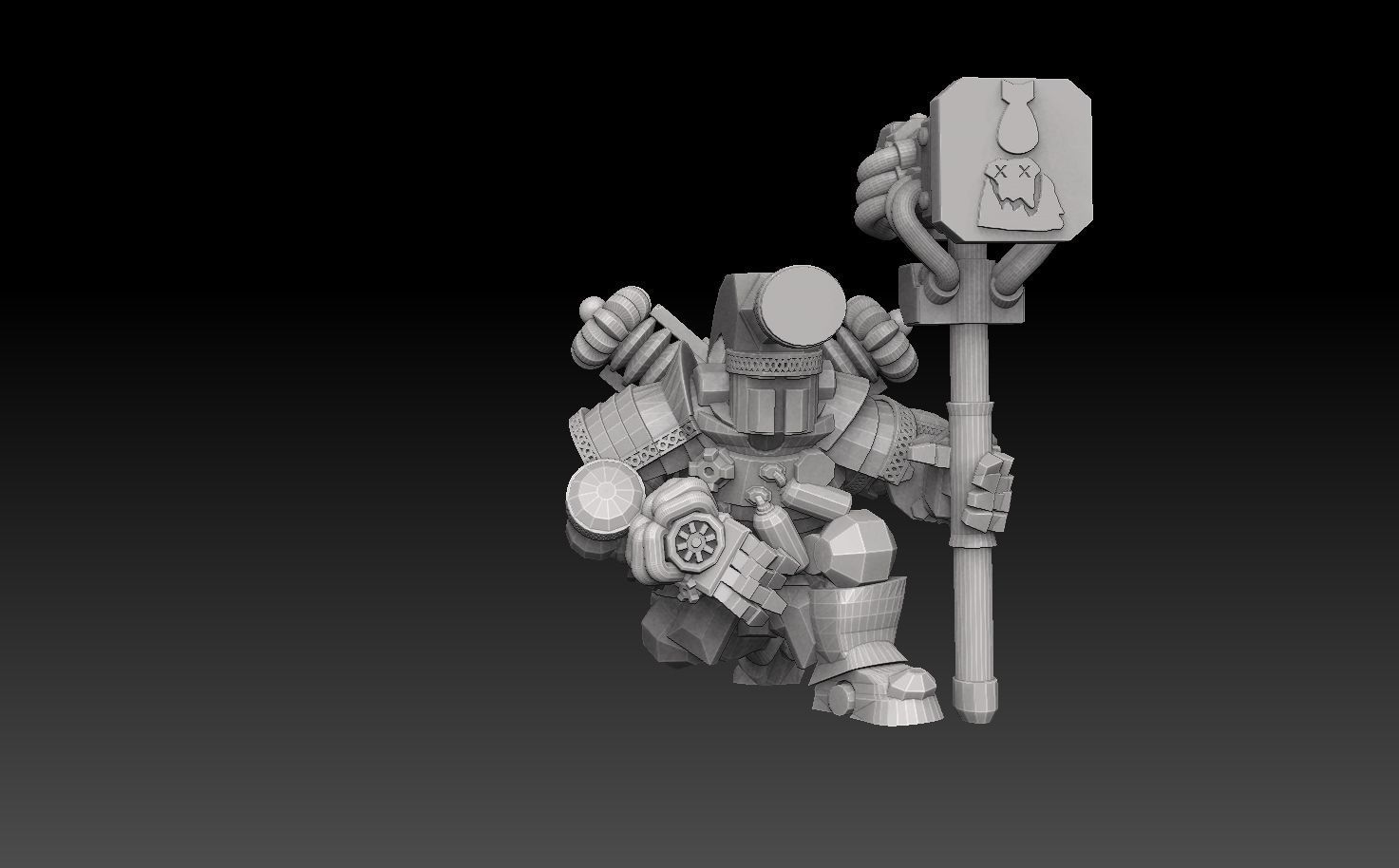 Astroknight Dwarves Megapack Version 1 3D print model_28