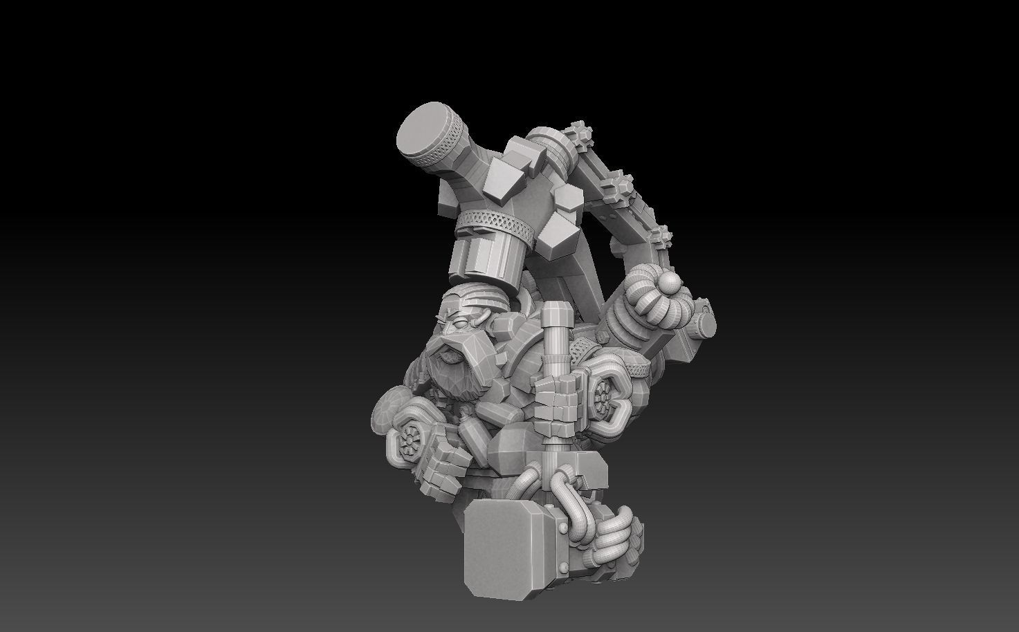 Astroknight Dwarves Megapack Version 1 3D print model_19