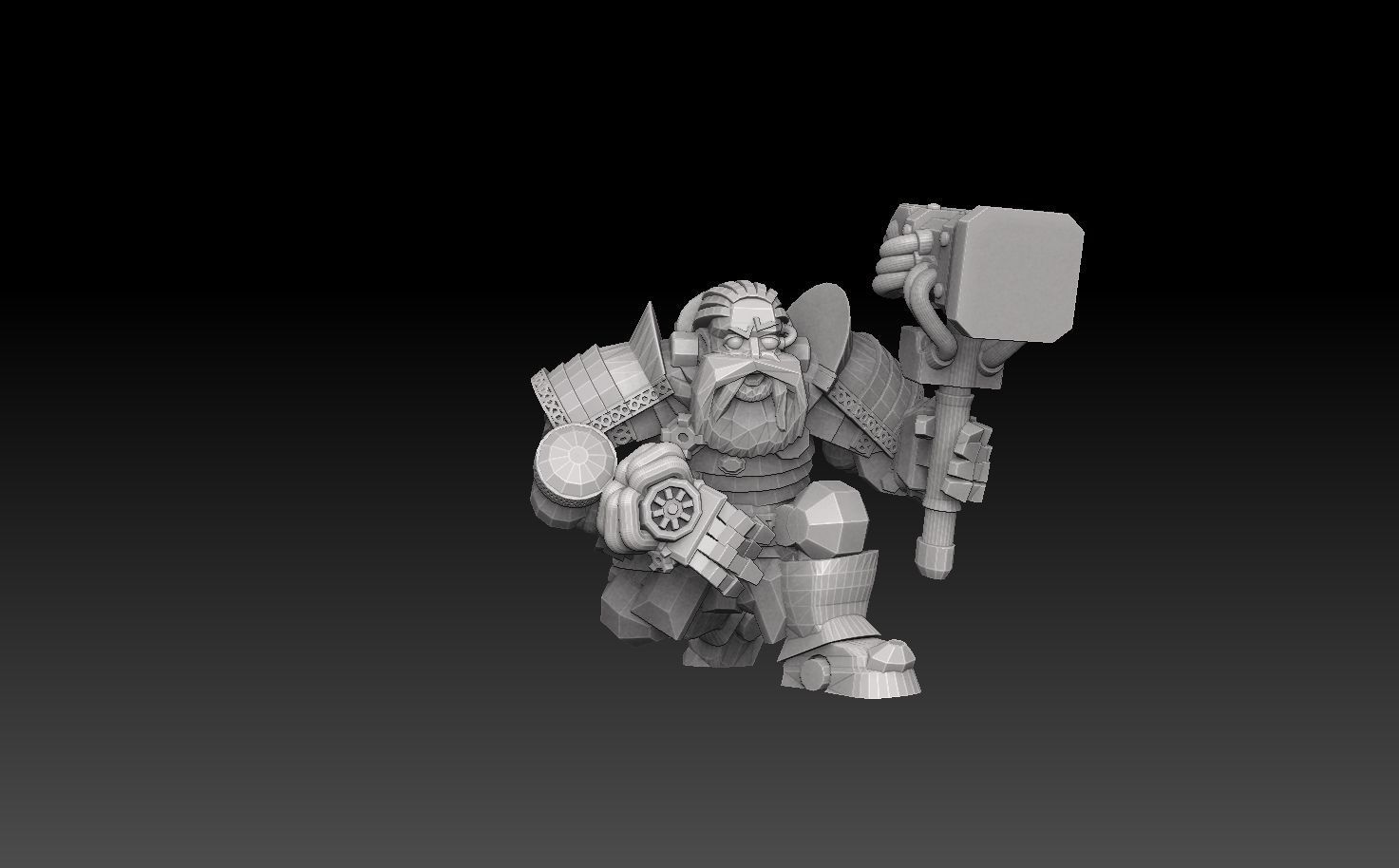 Astroknight Dwarves Megapack Version 1 3D print model_18