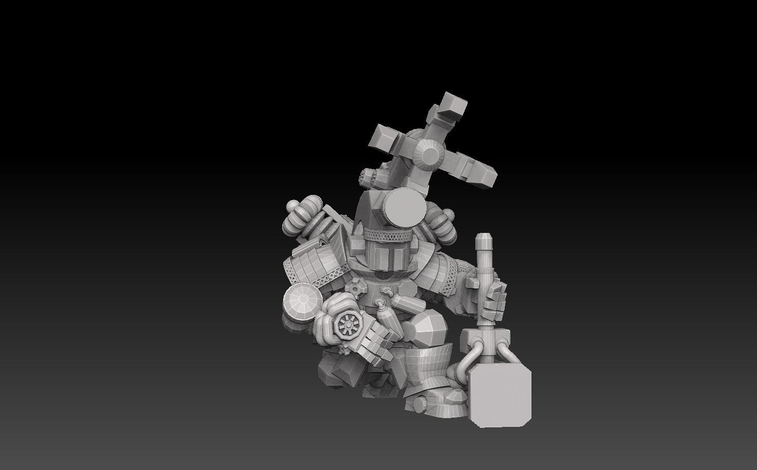 Astroknight Dwarves Megapack Version 1 3D print model_31