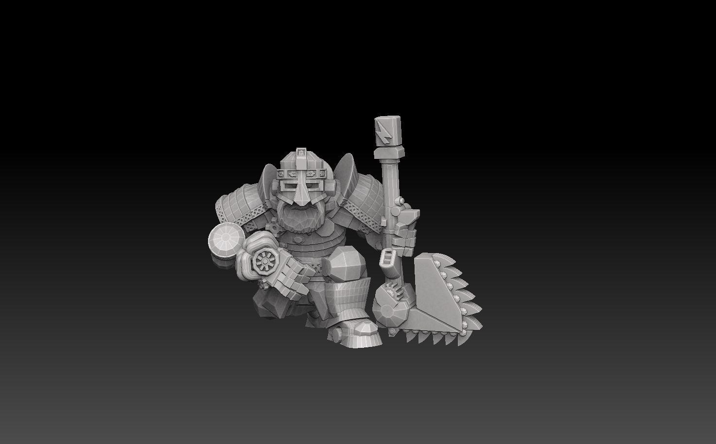 Astroknight Dwarves Megapack Version 1 3D print model_12