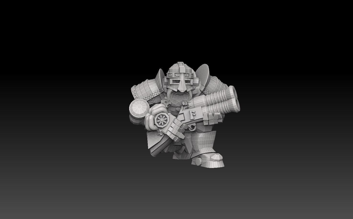 Astroknight Dwarves Megapack Version 1 3D print model_13