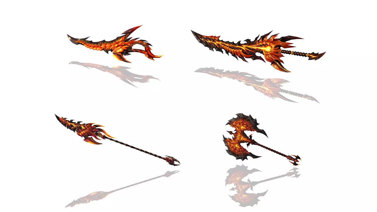 Infernal Weapons 3D Model Collection_0
