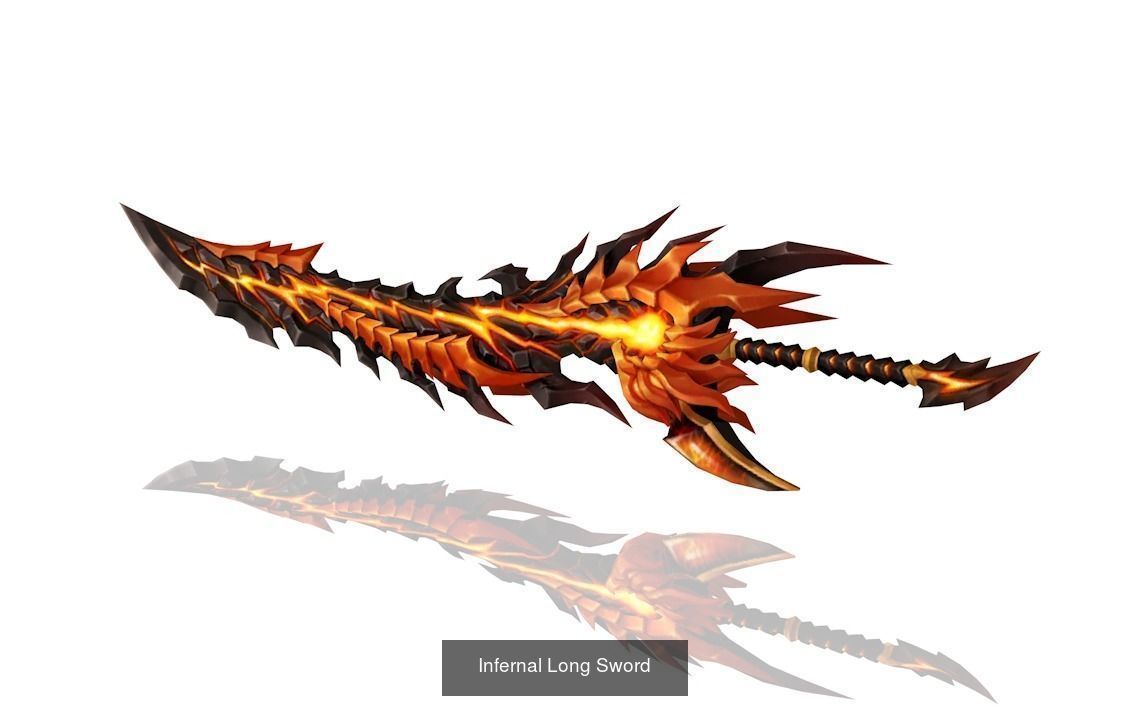 Infernal Weapons 3D Model Collection_4