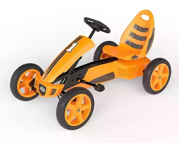 BERG Rally Pearl pedal go-kart Low-poly 3D model